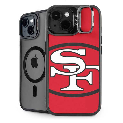 NFL San Francisco 49ers Retro Logo iPhone 15 Kickstand Case